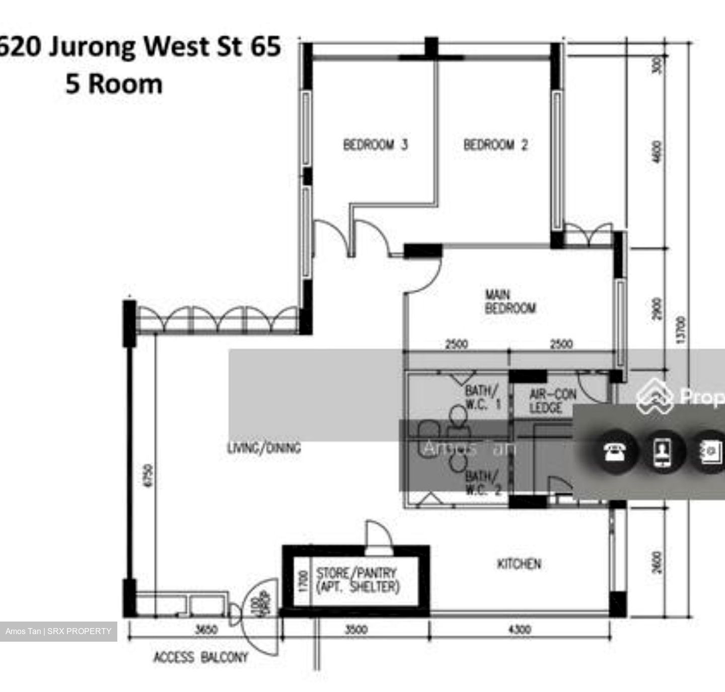 Blk 620 Jurong West Street 65 (Jurong West), HDB 5 Rooms #401152771